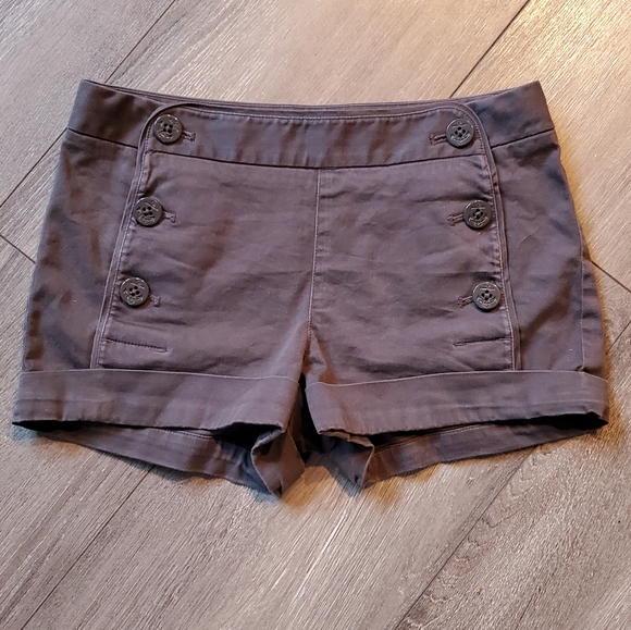 4/$20 Talula Sailor Gray Mini Soft and Stretchy Shorts, Size 00 - Picture 1 of 5